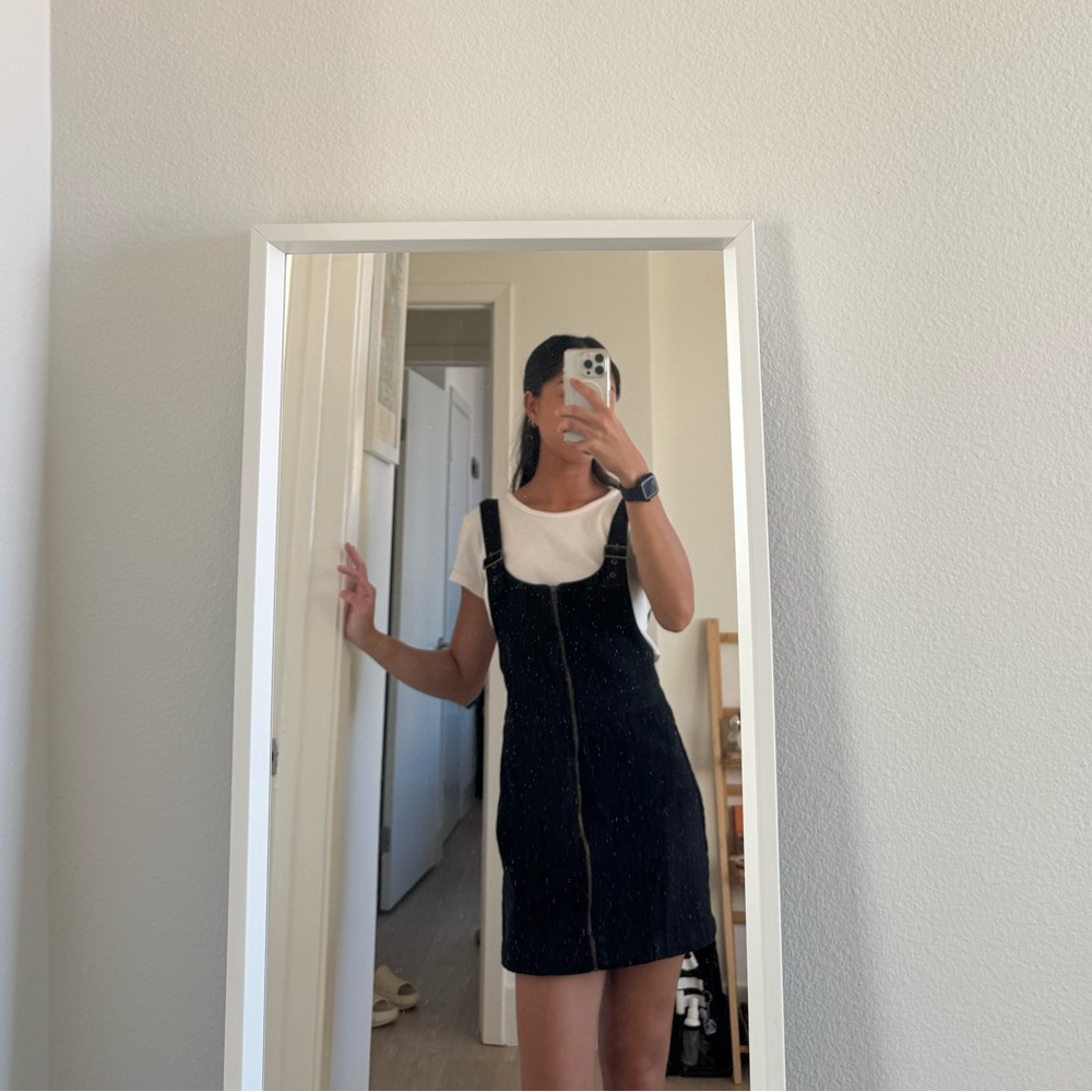 Black PacSun Overall Dress